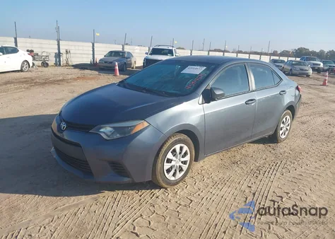 2014 Toyota Corolla L z USA, uszkodzony, nr VIN 2T1BURHE2EC210761